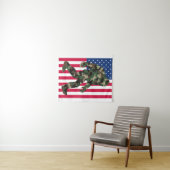Tenture Bigfoot Sasquatch Camouflage (En situation (horizontale))