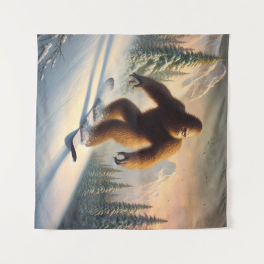 Tenture Bigfoot Snowboard (Devant (Horizontal))