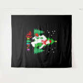 Tenture Bigfoot Yeti Sasquatch Noël Croire Noël (Devant (Horizontal))