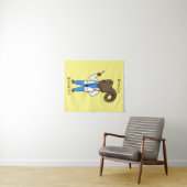 Tenture Bighorn sheep doctor cartoon illustration (En situation (horizontale))