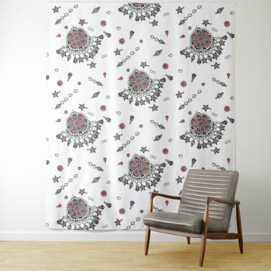 Tenture Bijoux kabyle (En situation)