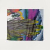 Tenture Birch blanc du lac George | Georgia O'keeffe | (Devant (Horizontal))