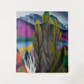 Tenture Birch blanc du lac George | Georgia O'keeffe | (Devant)