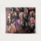 Tenture Birthday Balloons Gothic Party Backdrop (Devant (Horizontal))