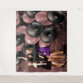 Tenture Birthday Balloons Gothic Party Backdrop (Devant)