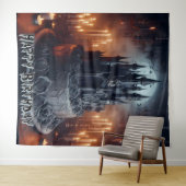 Tenture Birthday Decorations  Castle Cake Gothic Banner (En situation (horizontale))