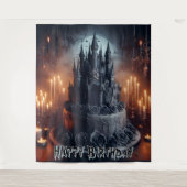 Tenture Birthday Decorations  Castle Cake Gothic Banner (Devant)