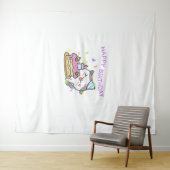 Tenture Birthday Glow Up Mode (En situation (horizontale))