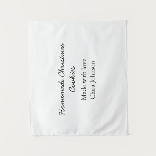 Tenture biscuits de Noël faits maison faits avec amour ajo (Devant)