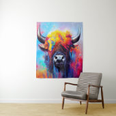 Tenture Bison Animal Discovery Adventure Nature Planet (En situation)