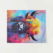 Tenture Bison Animal Discovery Adventure Nature Planet (Devant (Horizontal))