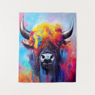 Tenture Bison Animal Discovery Adventure Nature Planet