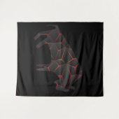 Tenture Bison de feu des animaux préhistoriques (Devant (Horizontal))