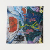 Tenture Bison en hiver | Franz Marc | (Devant (Horizontal))