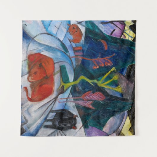 Tenture Bison en hiver | Franz Marc | (Devant (Horizontal))