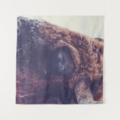 TENTURE BISON IN THE WINTER (Devant (Horizontal))