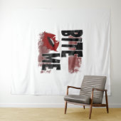 Tenture Bite me - Citation Cool - Halloween - Bat (En situation (horizontale))