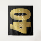 Tenture Black and Gold 40e anniversaire (Devant)