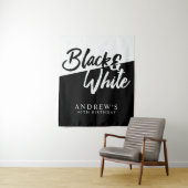 Tenture Black and White Party, fond photo (En situation)