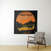 Tenture Black Bear Personalized (En situation)