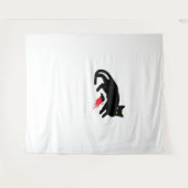 Tenture Black Cat Killer instincts Dead Mouse Punk Goth (Devant (Horizontal))