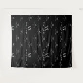 Tenture Black Custom Business Logo Backdrop Trade Show (Devant (Horizontal))