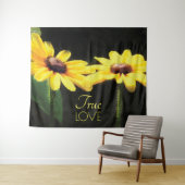 Tenture Black Eyed Susan Photo True Love (En situation (horizontale))