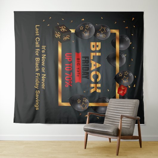 Tenture Black Friday  (En situation (horizontale))