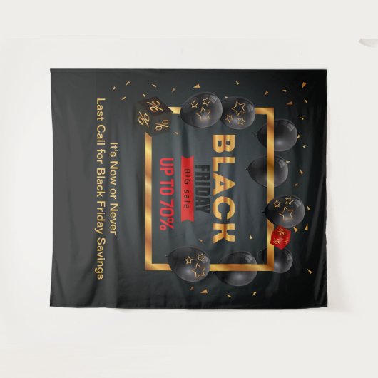 Tenture Black Friday  (Devant (Horizontal))