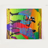 Tenture Black girl (Devant (Horizontal))