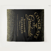 Tenture Black Gold RN Diplôme en soins infirmiers Contexte (Devant (Horizontal))