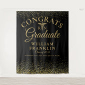 Tenture Black Gold RN Diplôme en soins infirmiers Contexte (Devant)