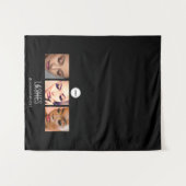 Tenture Black Lashes Studio Photo Collage Salon profession (Devant (Horizontal))
