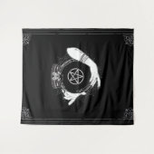 Tenture Black Mystic Fortune Teller Mystical Crystal Party (Devant (Horizontal))