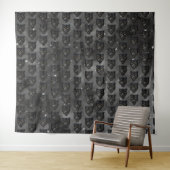 Tenture Black Panther Tapestry (En situation (horizontale))