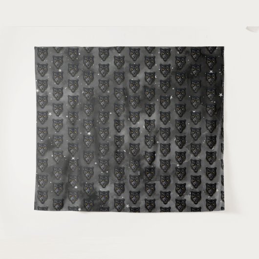 Tenture Black Panther Tapestry (Devant (Horizontal))