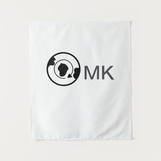 Tenture Black world globe ajouter nom monogramme détails d (Devant)