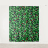 Tenture Blackberry en vert (Devant)