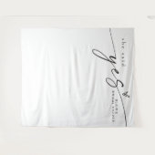 Tenture BLAIR Minimaliste Boho Elle A Dit Oui Fête des mar (Devant (Horizontal))