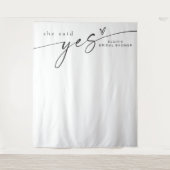 Tenture BLAIR Minimaliste Boho Elle A Dit Oui Fête des mar (Devant)