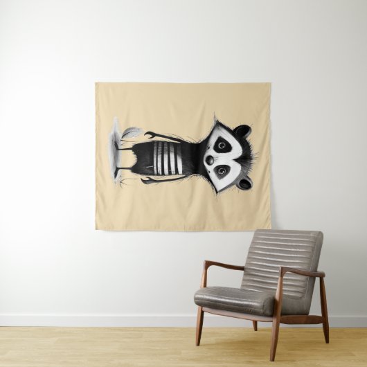 Tenture Blaireau dachs (En situation (horizontale))
