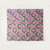 Tenture blaireaux et pivoines (Devant (Horizontal))