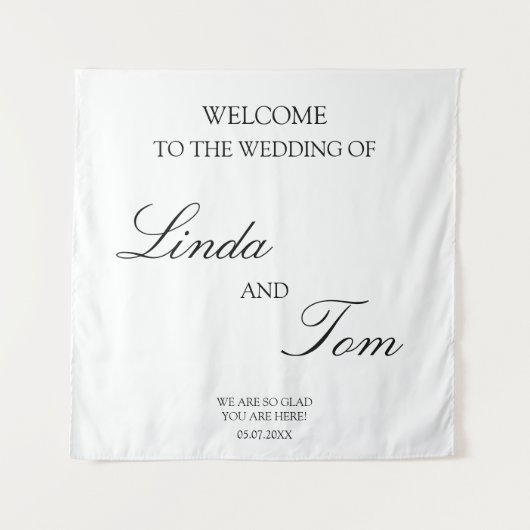 Tenture Blanc d'élégance (Devant)