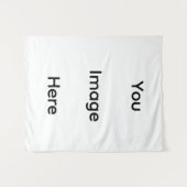 Tenture Blanc Moderne Votre Image Ici  (Devant (Horizontal))