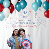 Tenture Blanc rouge et bleu | Contexte 4 juillet Réunion