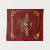 Tenture Blason romain SPQR (Devant (Horizontal))