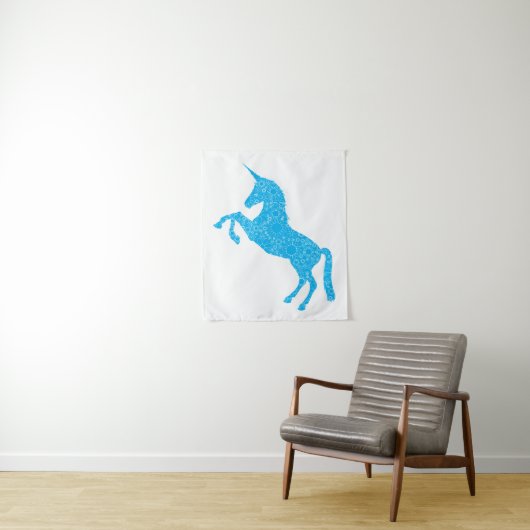 Tenture Bleu (En situation)