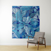 Tenture Bleu Acanthus (En situation)