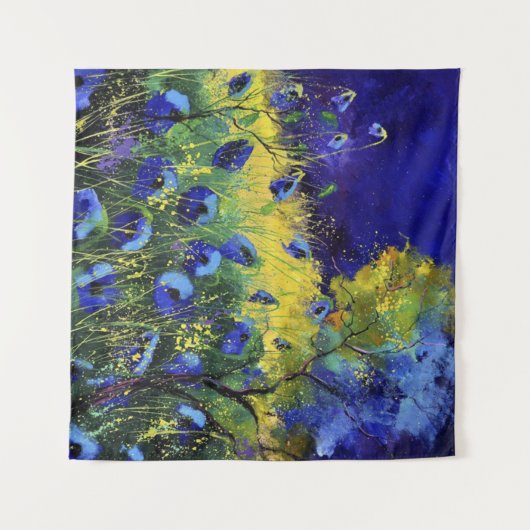 Tenture Bleu automne, Art (Devant (Horizontal))