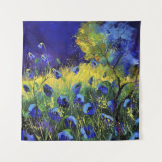 Tenture Bleu automne, Art